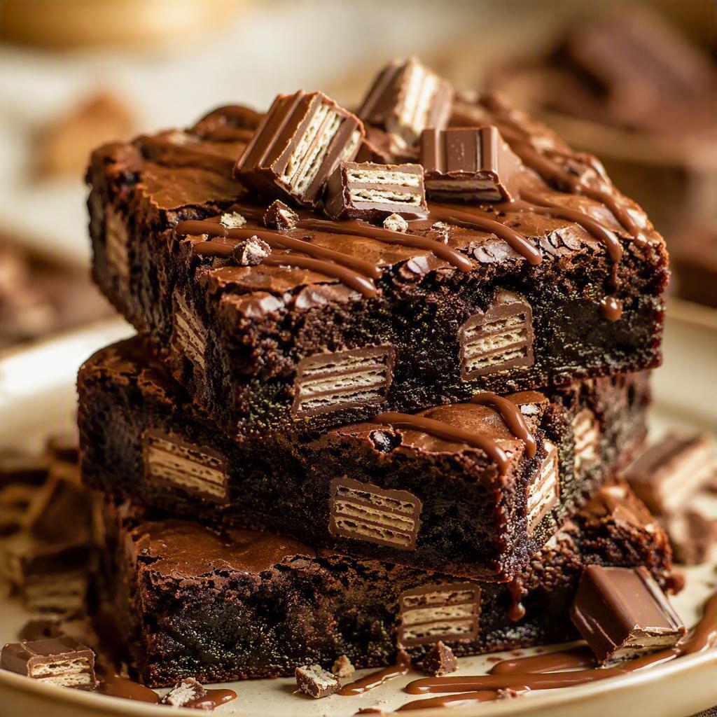 Kitkat chocolate brownies